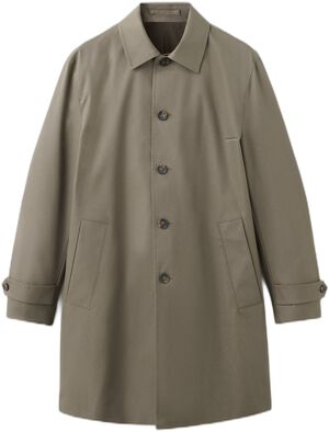 Water-repellent gabardine with pock