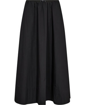 Flared cotton skirt