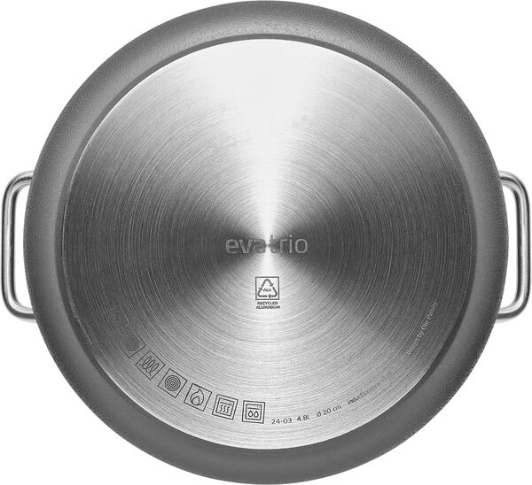 Grey Line Gryde 4,8 l 20 cm keramisk Slip-Let® belægning