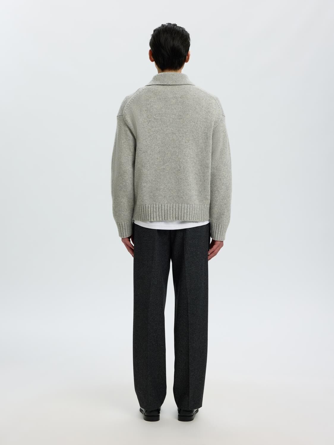 Slmcody Ls Knit Rlx Polo Collar Noos
