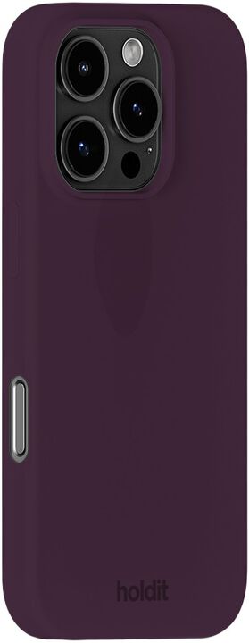Silicone Case iPhone 16 Pro Deep Plum