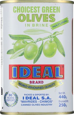 Gr&aelig;ske Gr&oslash;nne Jumbo Oliven