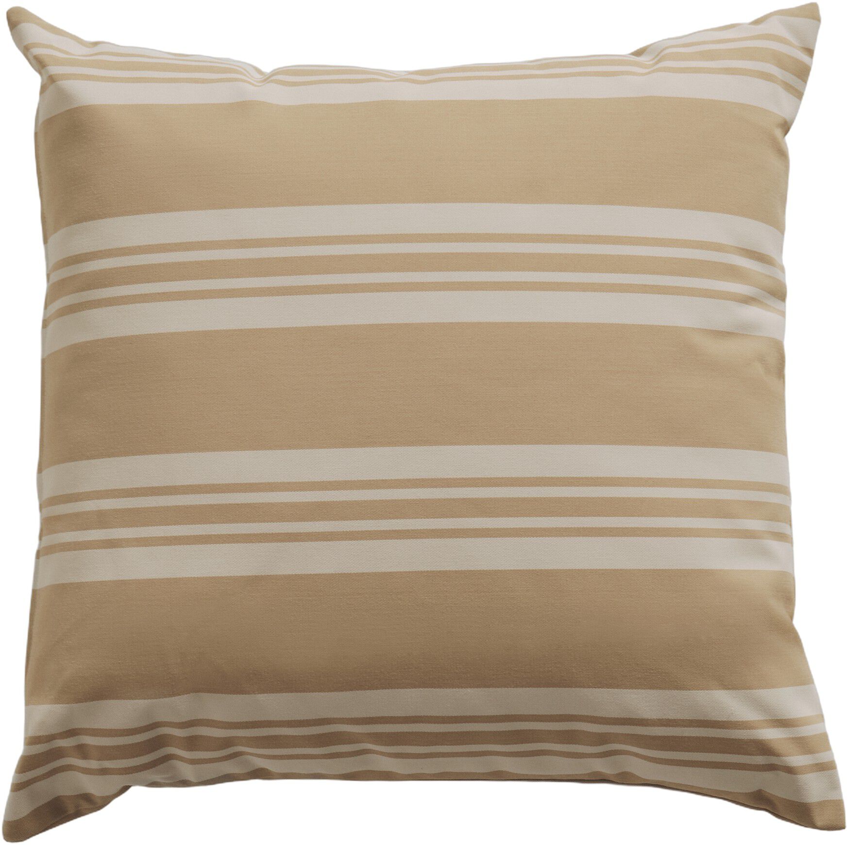 Fossflakes udend&oslash;rspude 50x50 cm. Beige stribet