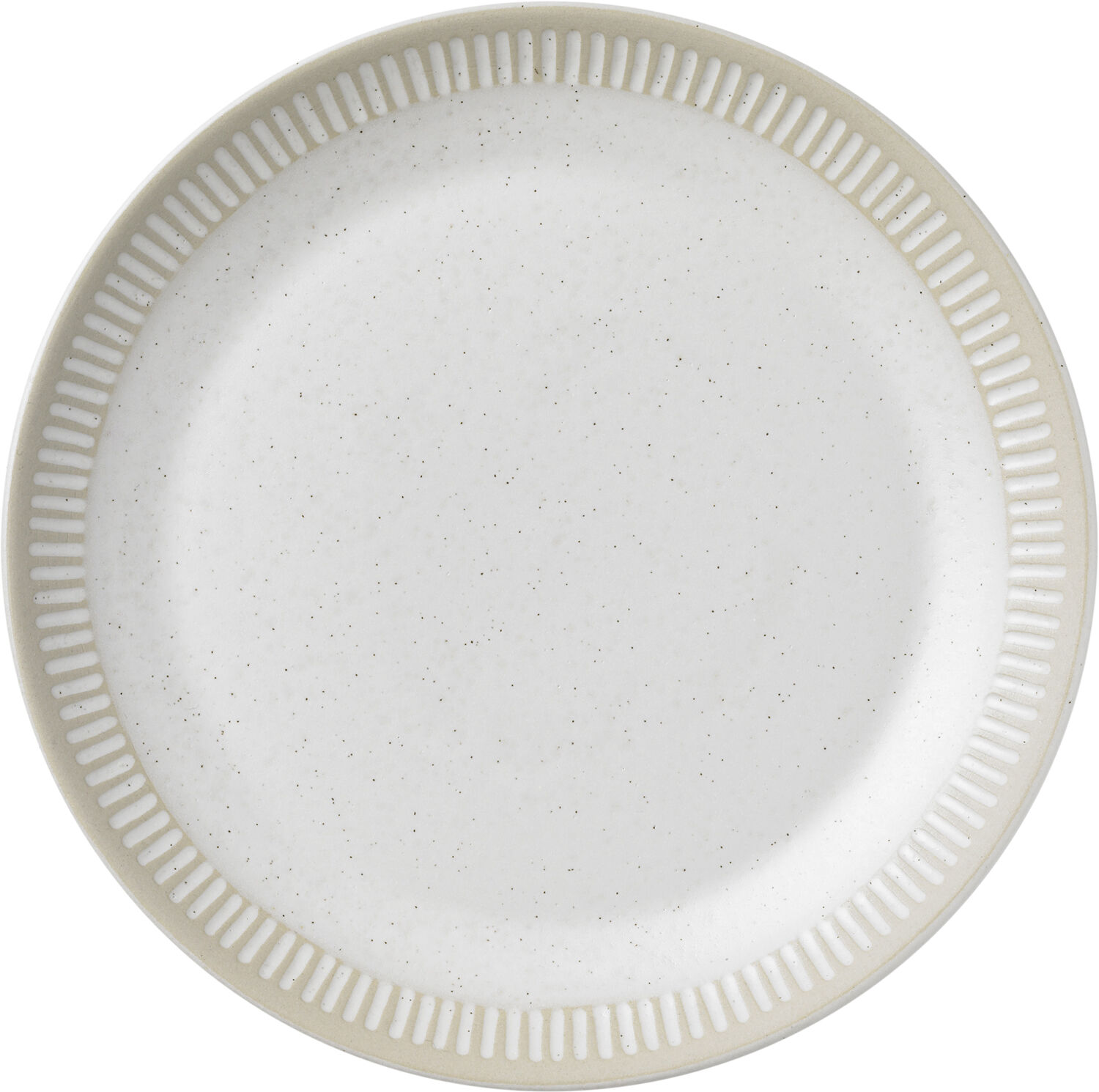 Knabstrup Colorit, tallerken, sand, &Oslash;19 cm