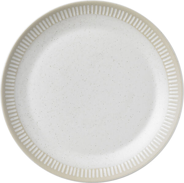 Knabstrup Colorit, tallerken, sand, Ø19 cm