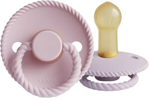 FRIGG Rope runde sutter i latex 2-pak str. 2 - Baby Pink/Soft Lilac