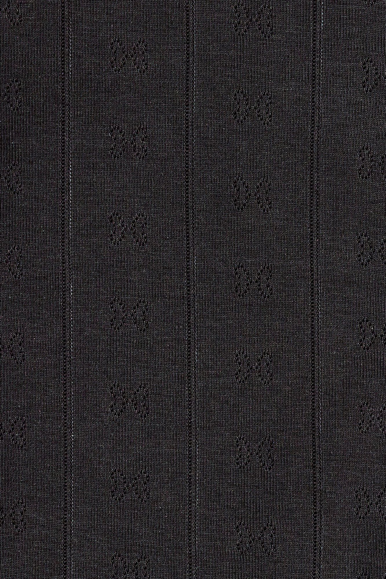 Compact pointelle rib jersey LS But