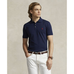 Slim Fit Stretch Mesh Polo