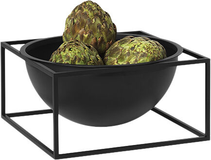 Kubus Bowl centerpiece, Large, Blac