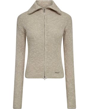 Line Zip Cardigan