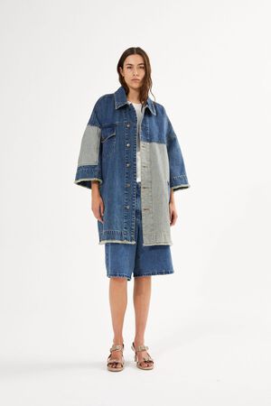 Denim kimono jacket - Oya