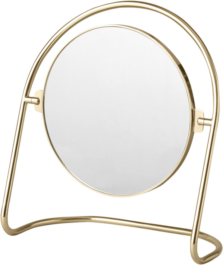 Nimbus Table Mirror, Polished Brass
