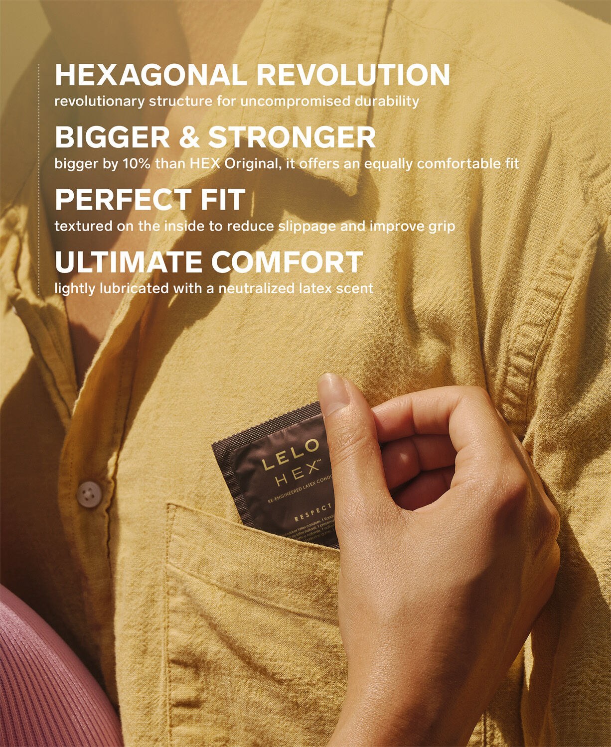 HEX Kondomer Respect XL - 36 Stk