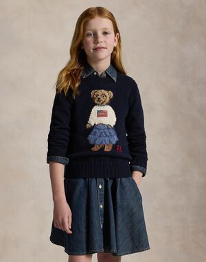 Iconic Bear Cotton Sweater