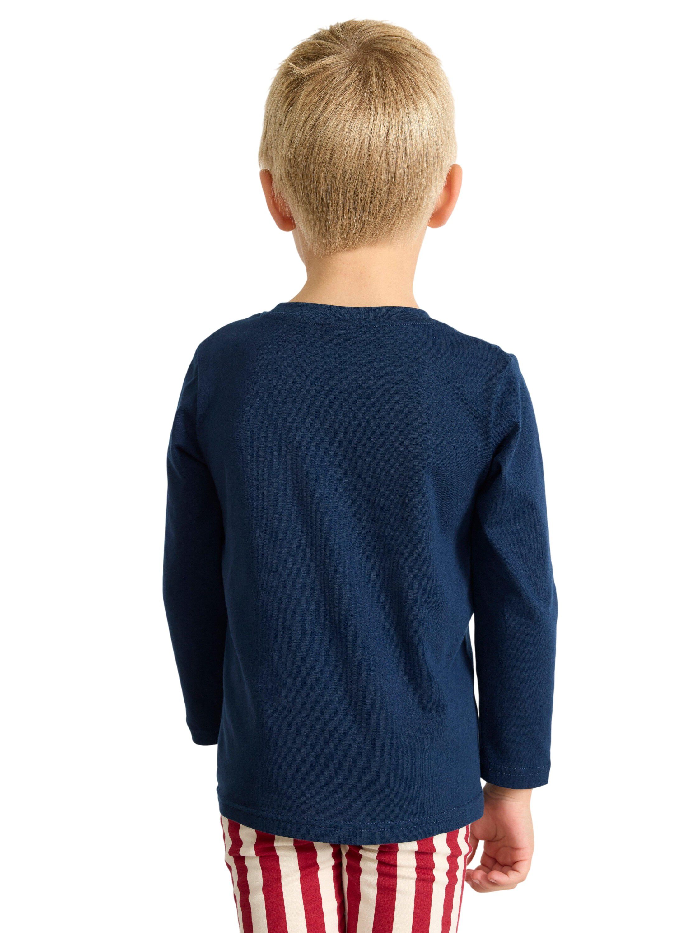 Langermet topp i myk bomullsjersey