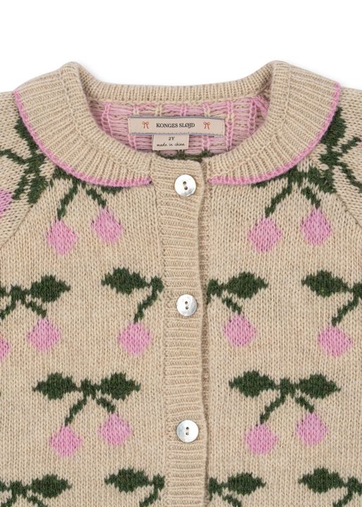 BELOU KNIT COLLAR CARDIGAN