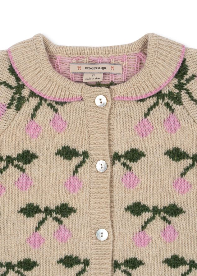 BELOU KNIT COLLAR CARDIGAN