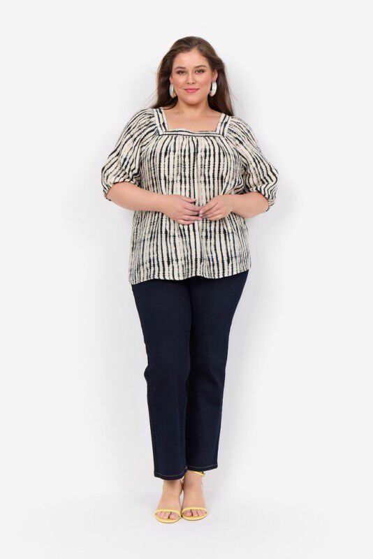 Curvy WA-VARINKA 2 Bluse Creme