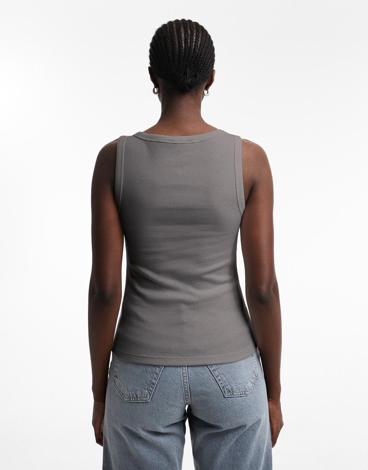 TSELLA SL STRIPE BUTTON RIB VEST JR