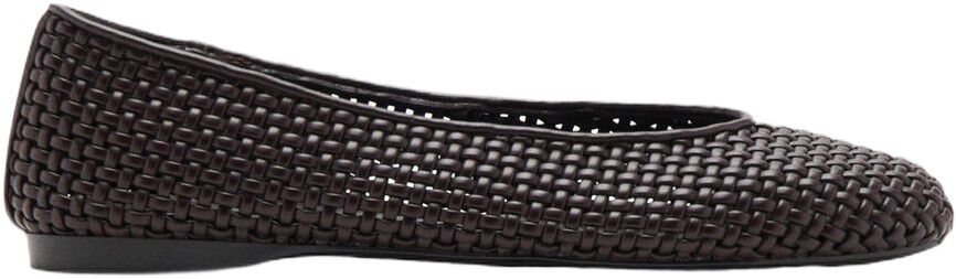 Braided ballerina flat