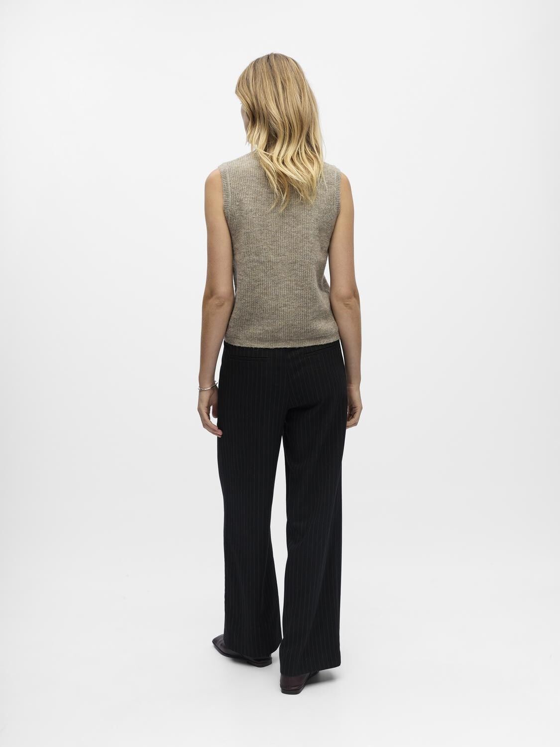 OBJDIANA RE V-NECK KNIT VEST NOOS