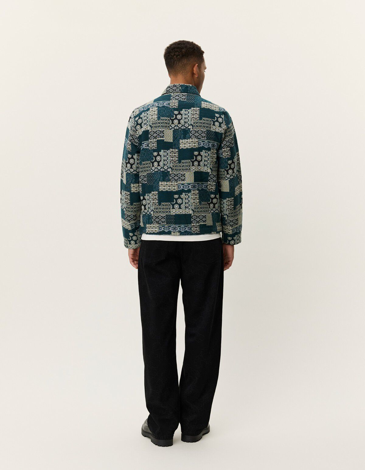Ian Jacquard Coach Jacket