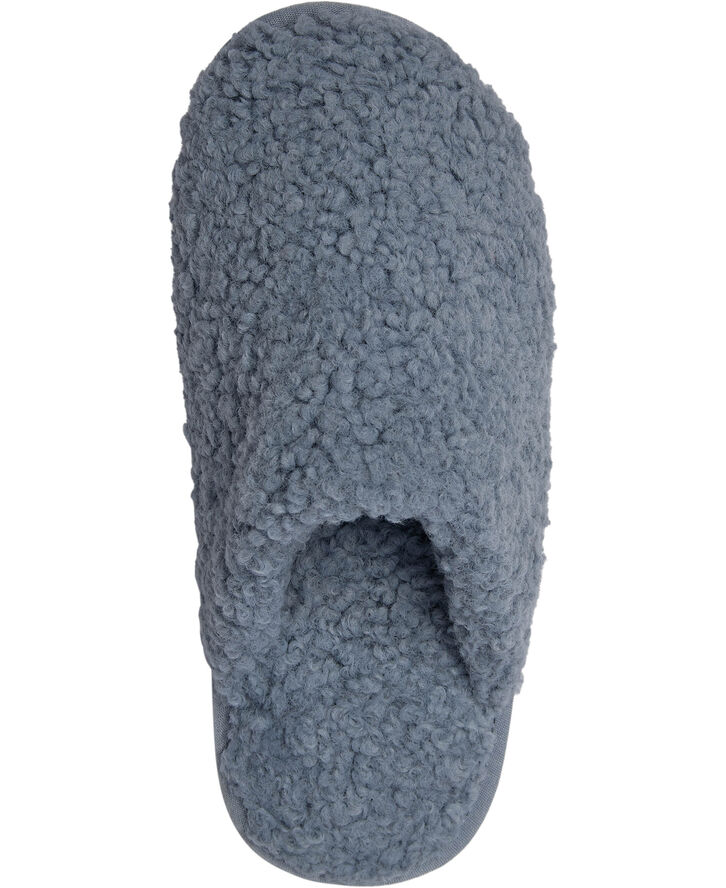 Slipper in Curly upper - Beige