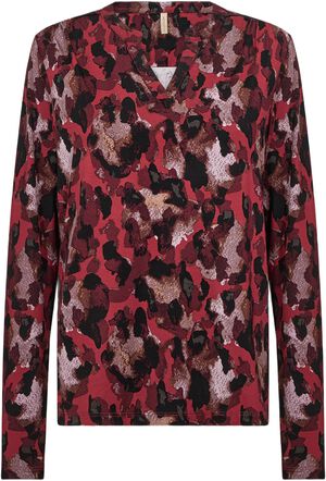 SC-MARICA AOP 341 Bluse Rød