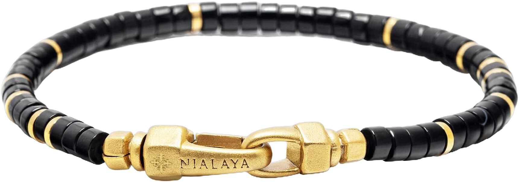 Black Onyx Heishi Bracelet