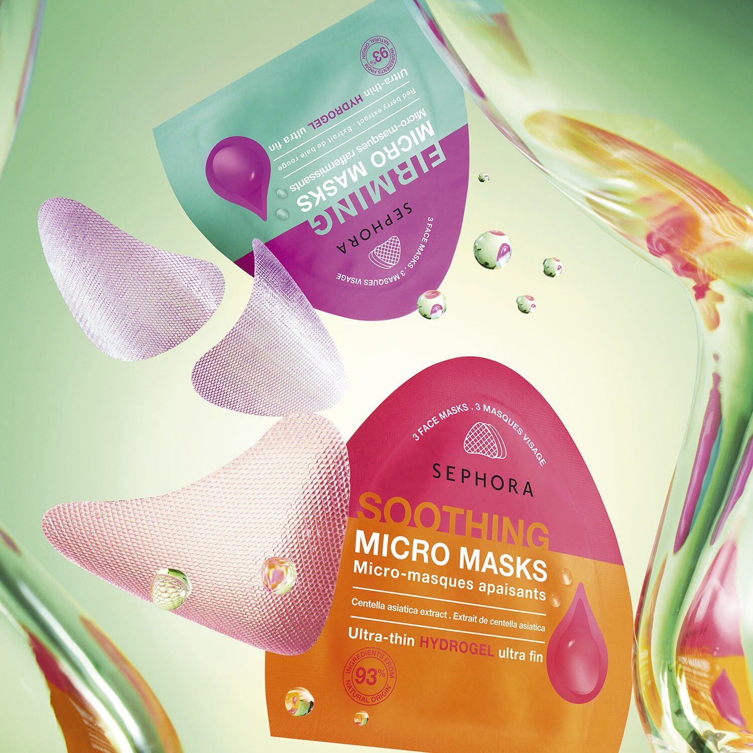 Mikromasker - Ultratynde hydrogel masker