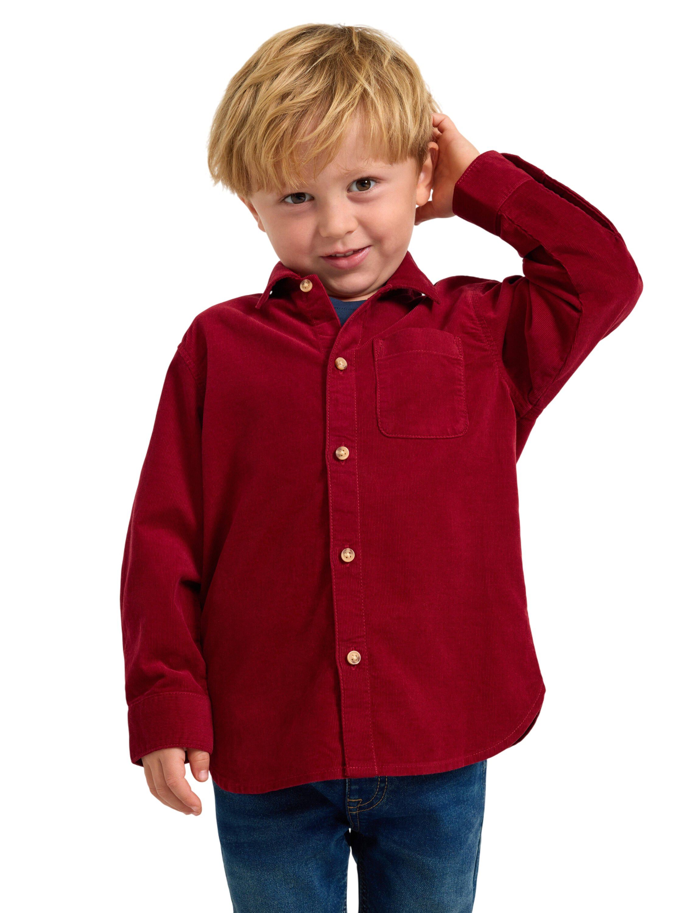 Lang&aelig;rmet skjorte i fl&oslash;jl.