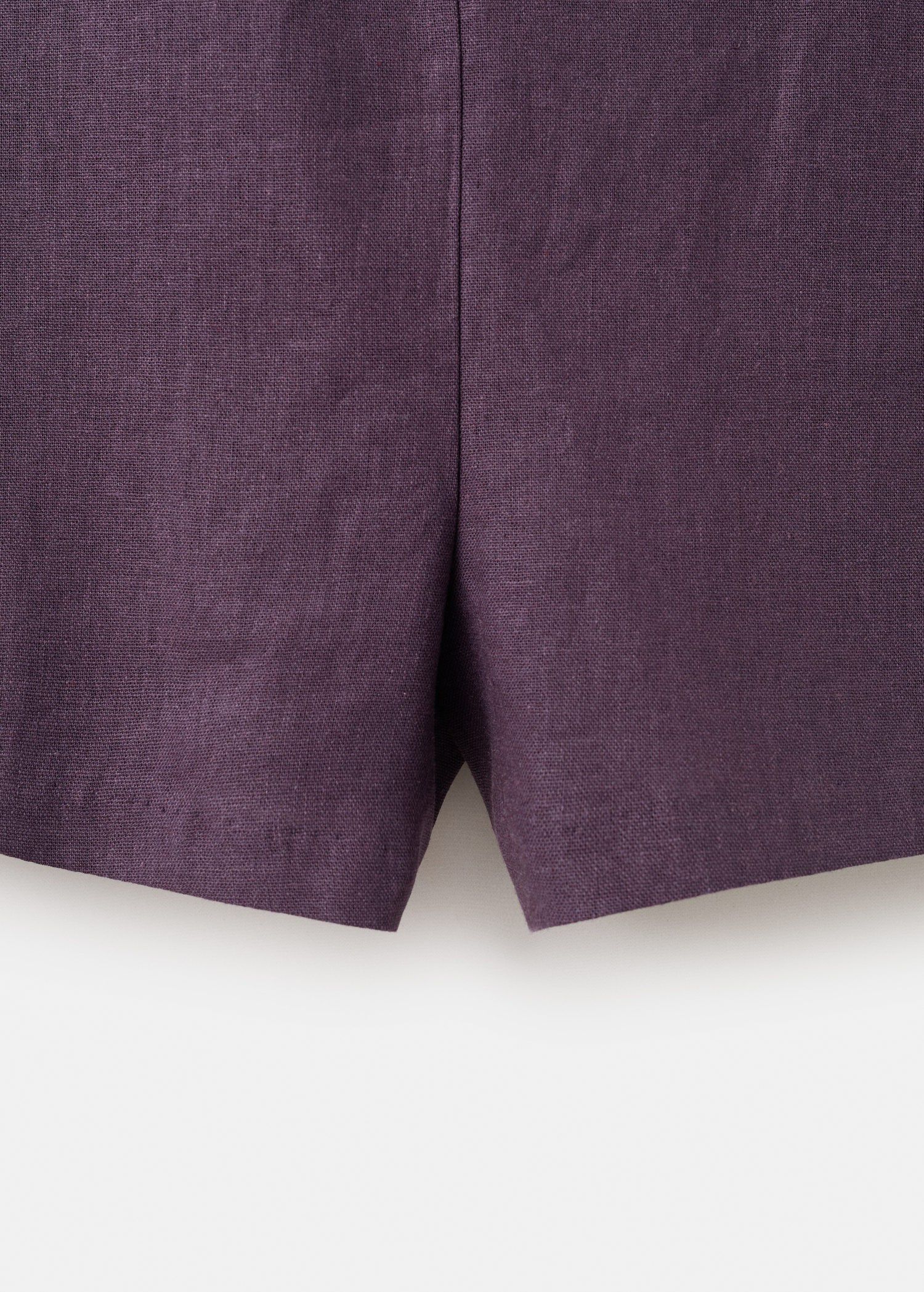 Linen jumpsuit with open back