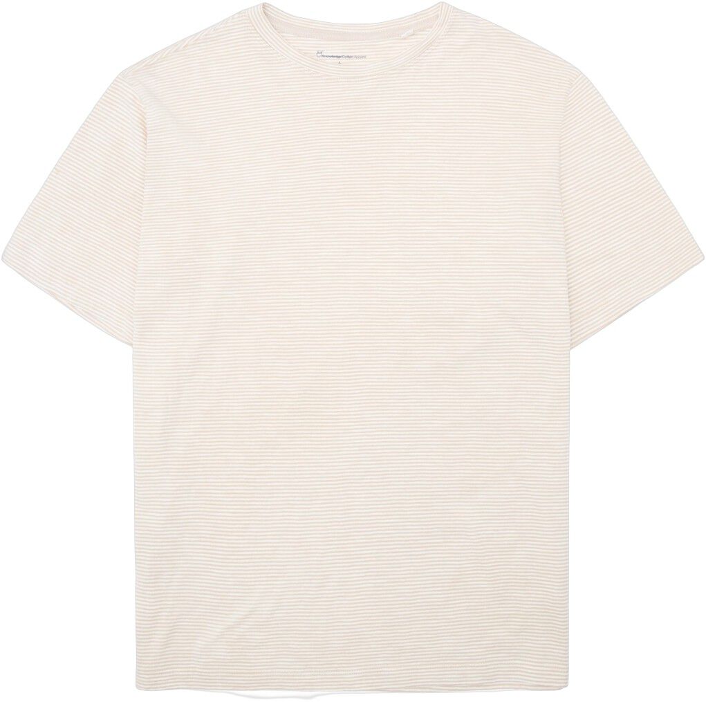 Narrow striped slub tee - GOTS/Vegan