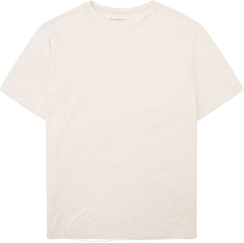 Narrow Striped Slub Tee - Gots/Vegan