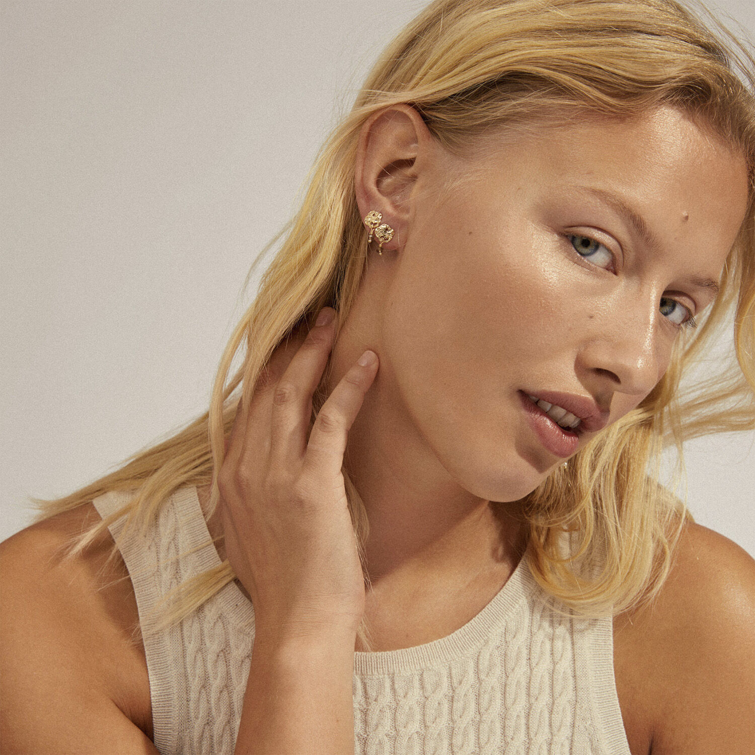 SMILE &oslash;reringe 2-i-&eacute;t s&aelig;t guldbelagt