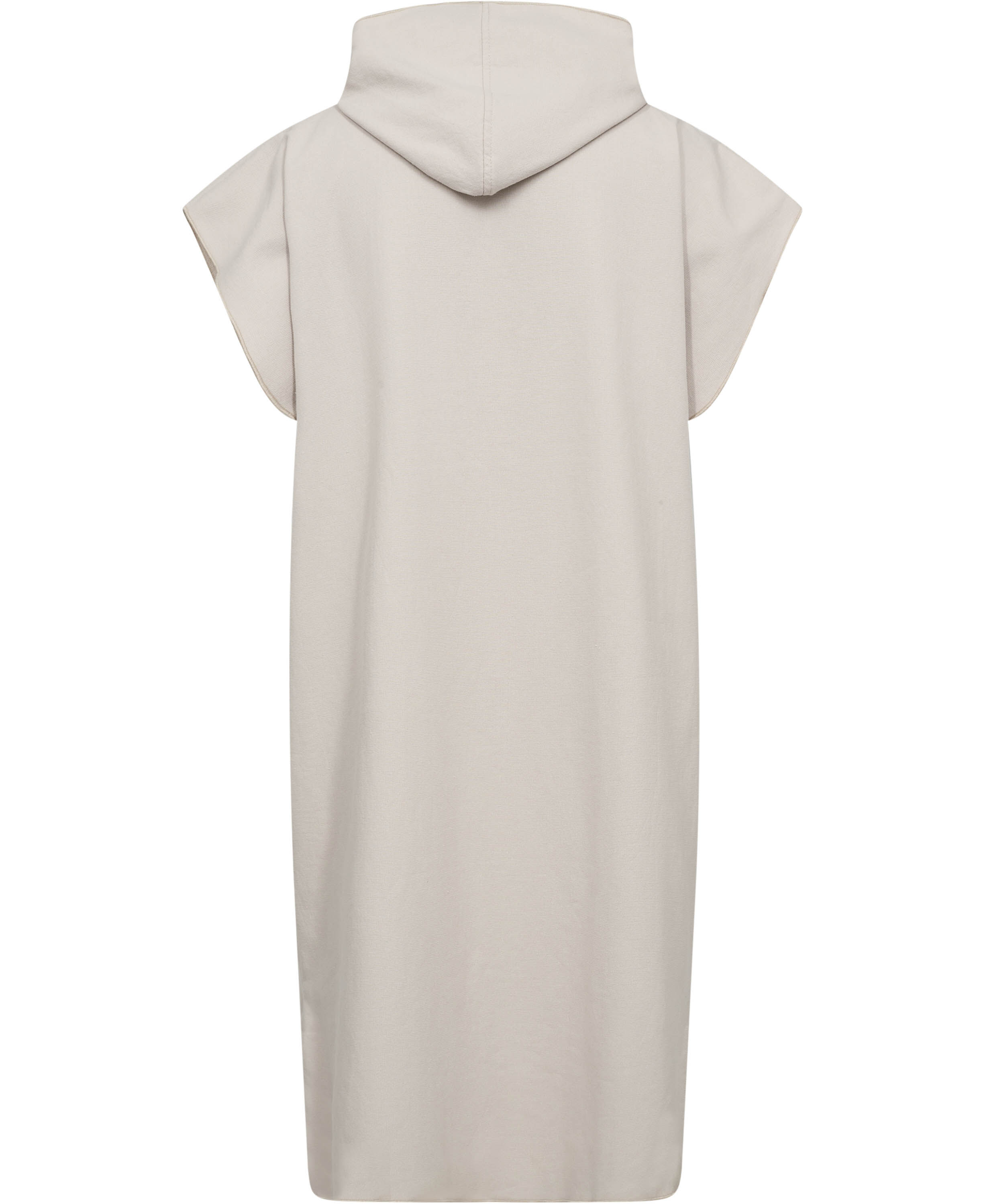 Poncho flat one side/terry back sand One Size