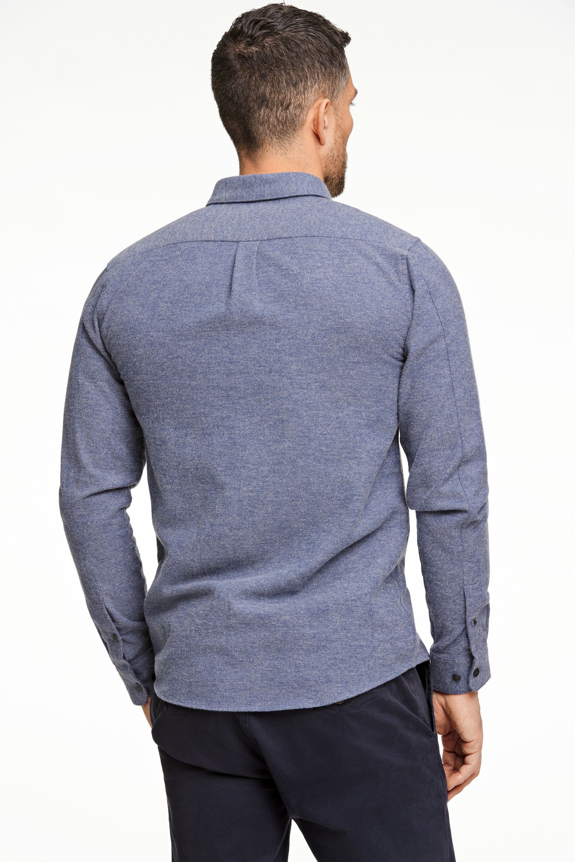 Brushed twill shirt L/S