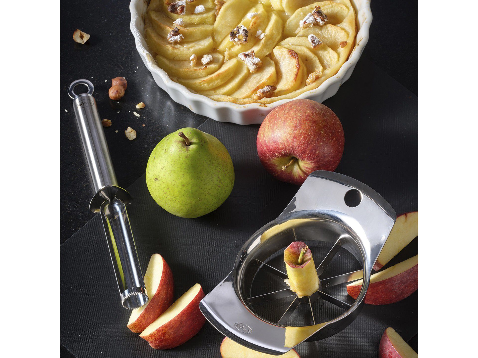 &AElig;bleudstikker 2 x 22,5 cm St&aring;l