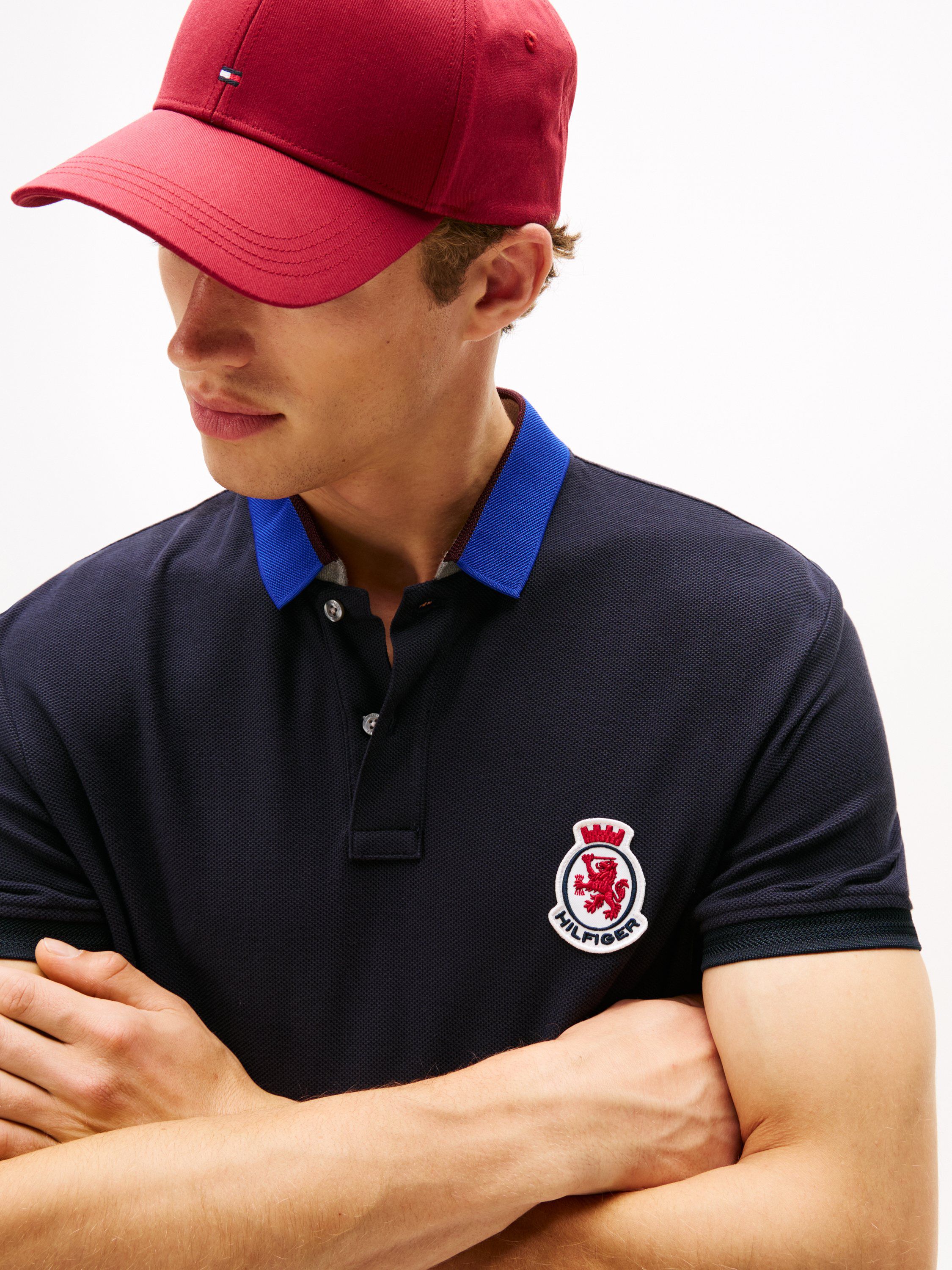 HERRINBONE COLLAR REG POLO