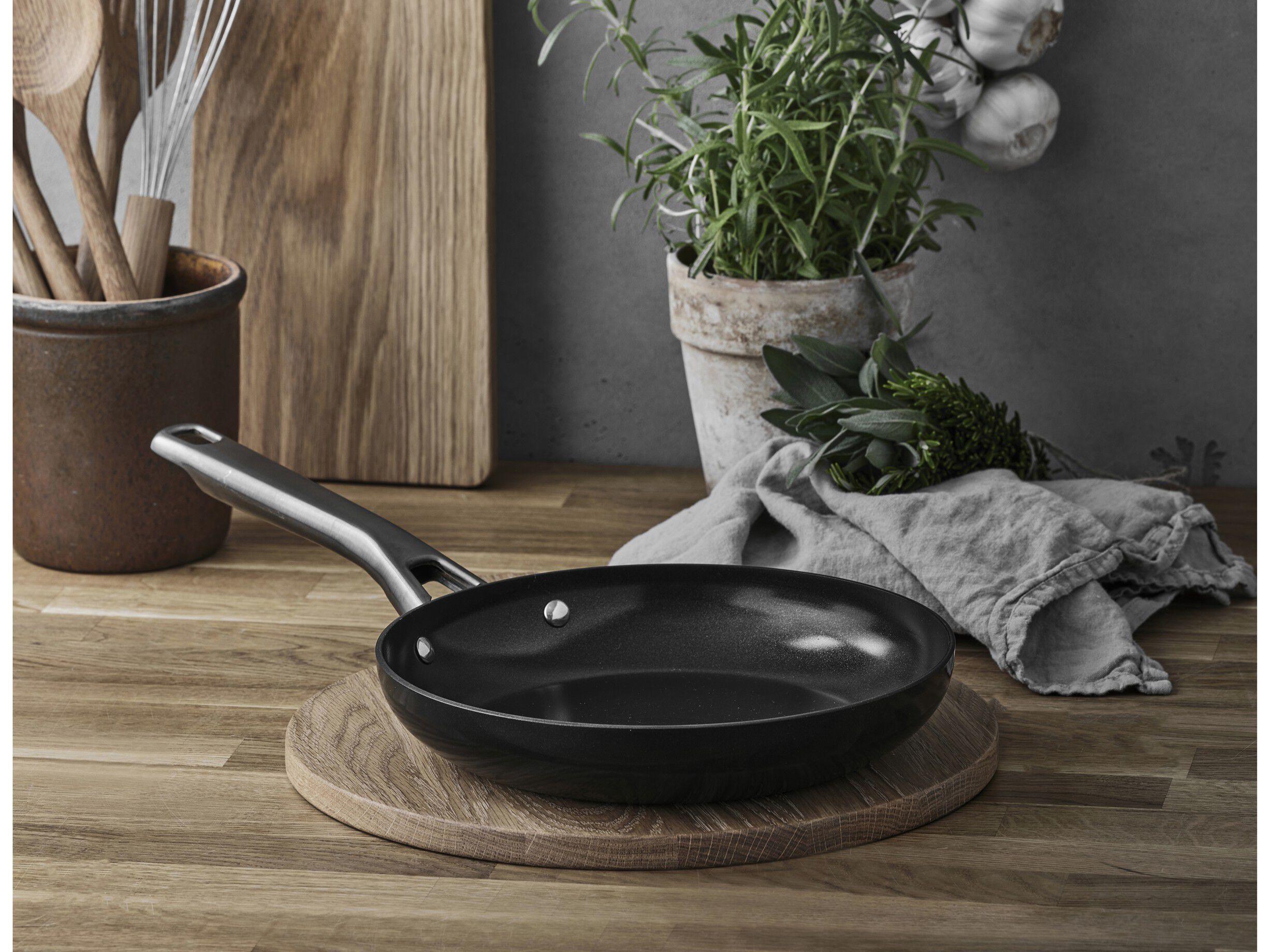 Stegepande Blavet 24 cm Aluminium/keramisk bel&aelig;gning