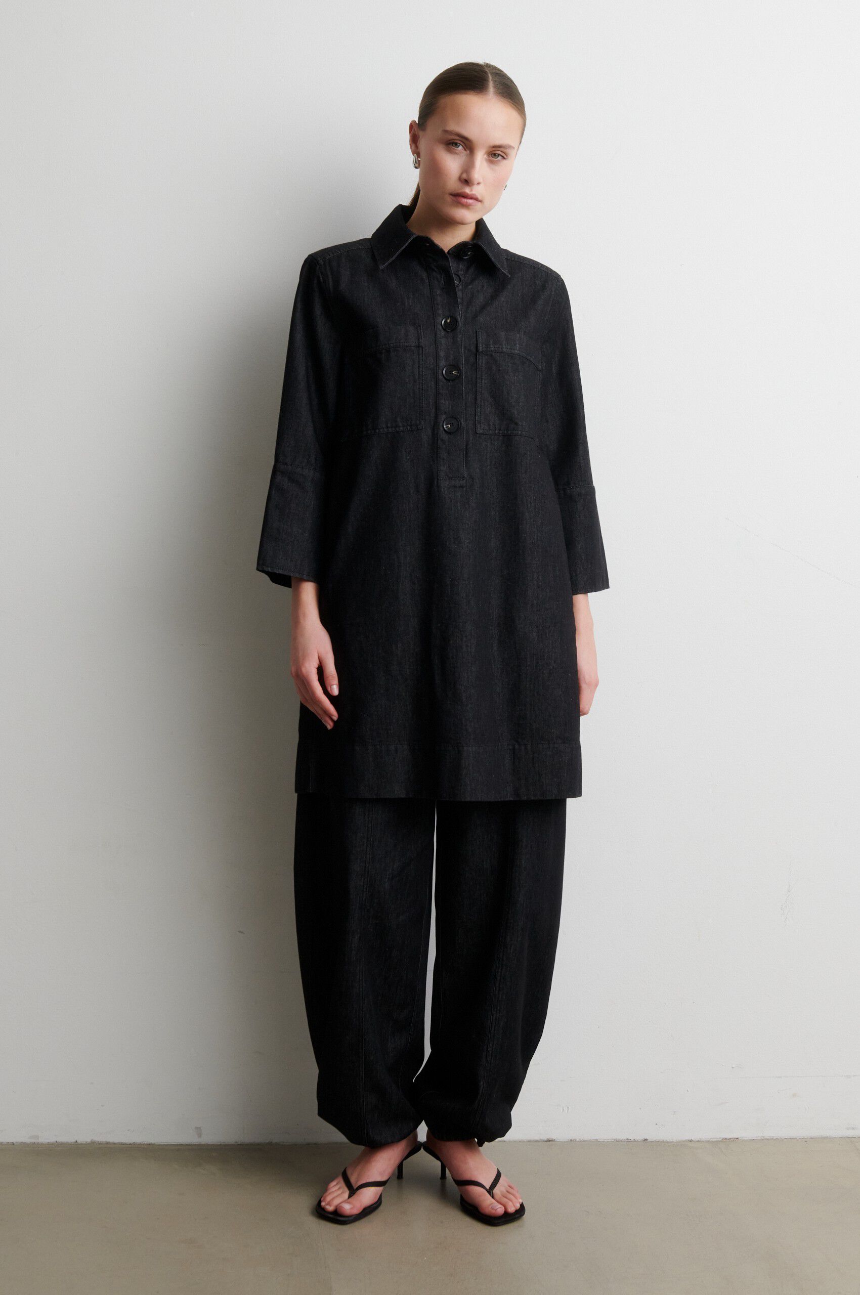 Dera Denim Cargo Trousers