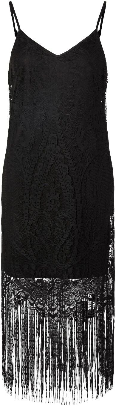 PCCLAIR STRAP LACE TASSELS DRESS KC