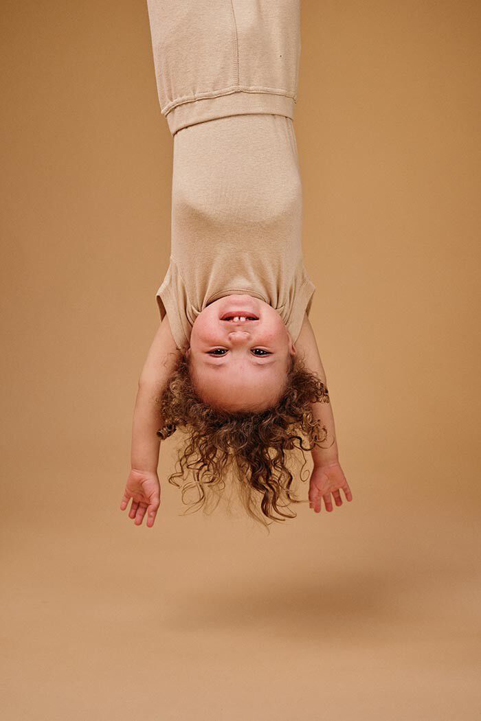 Hazel Body Kort&aelig;rmet - Plantefarvet