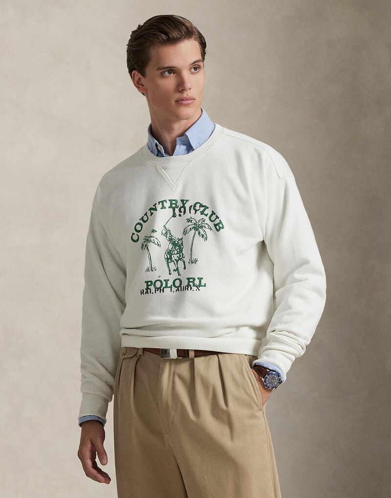 Vintage Fit Fleece Graphic Sweatshirt