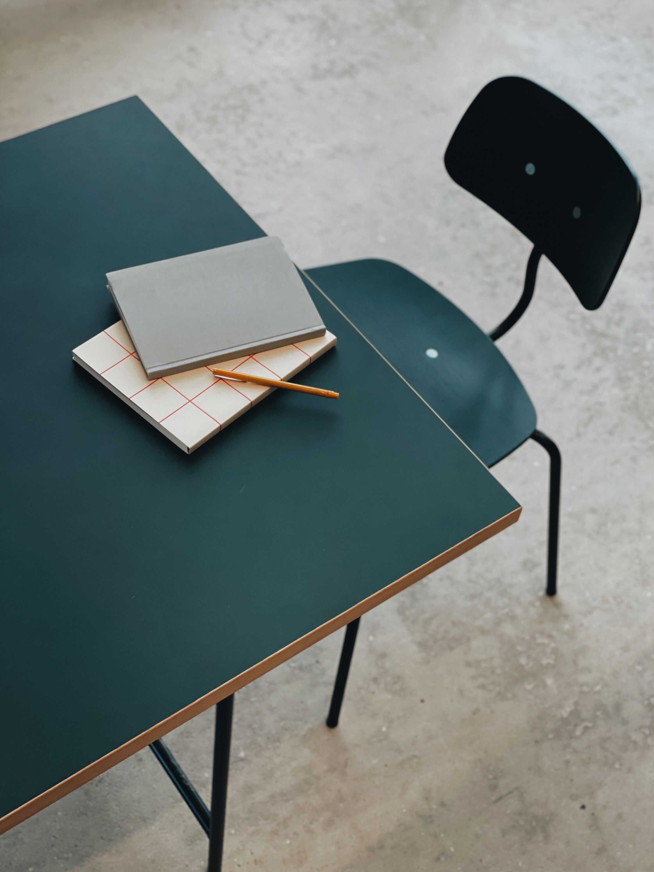 BEA notebook with elastic band