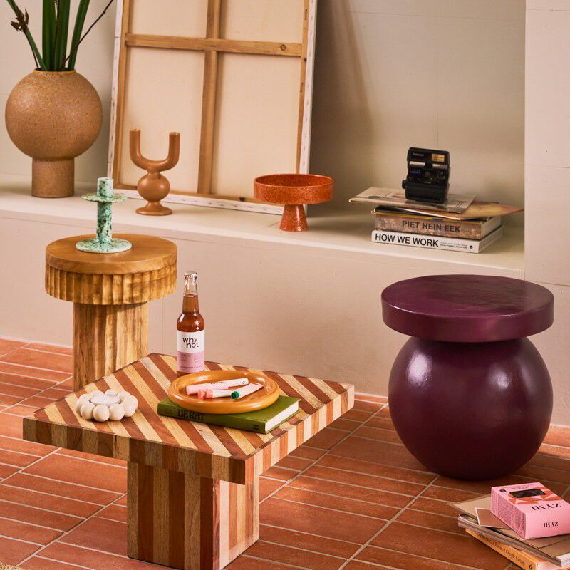 Urban Nature Culture candle holder Talon, off white