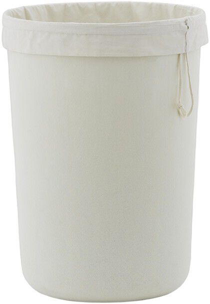 Hide Laundry Basket Cotton Liner Off White