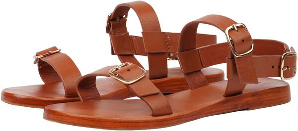 Giglio - Adjustable Leather Sandal W/ Heel Strap