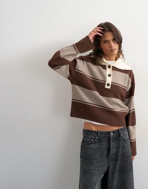 TSCAMI KNITTED RUGBY POLO KNT