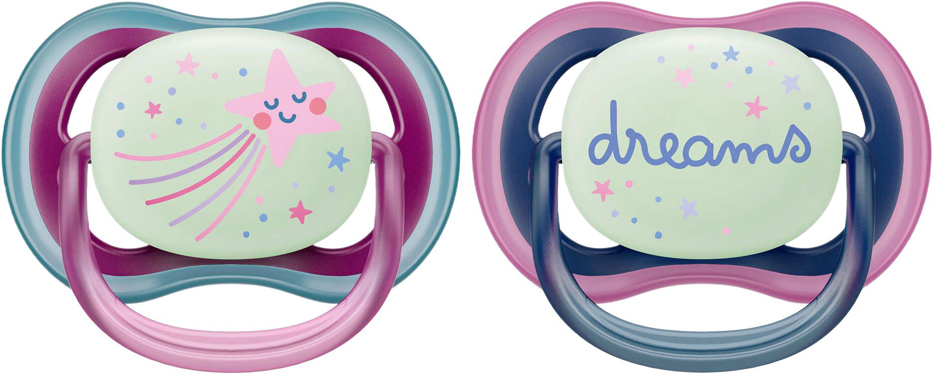 Philips Avent Ultra air sut - Pakke med2 - 6-18m night